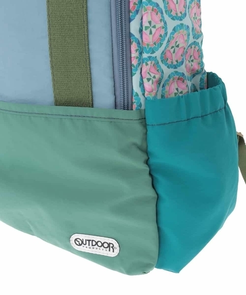 OUTDOOR PRODUCTS(アウトドアプロダクツ)の「【2WAY】solos 配色切り替えトート型デザインリュック(バックパック/リュック・レディース・ブルー/ベージュ・40)」の6枚目の写真