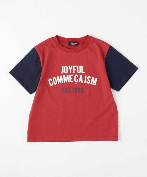COMME CA ISM(コムサイズム)の「半袖プリントTシャツ(Tシャツ/カットソー・キッズ・ネイビー/レッド/キナリ・120cm/110cm/100cm/150cm/140cm/130cm)」の5枚目の写真