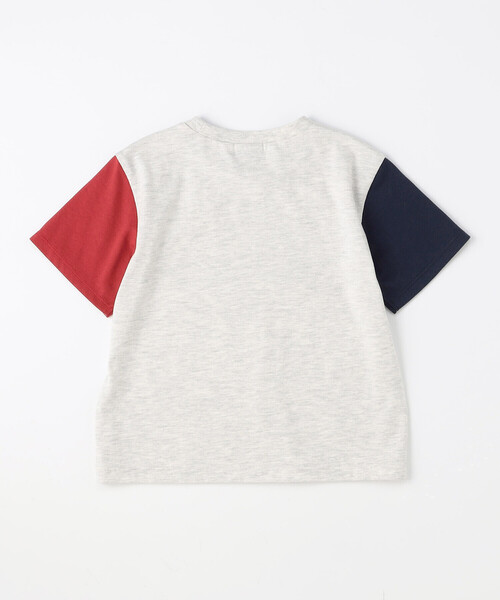 COMME CA ISM(コムサイズム)の「半袖プリントTシャツ(Tシャツ/カットソー・キッズ・ネイビー/レッド/キナリ・120cm/110cm/100cm/150cm/140cm/130cm)」の6枚目の写真