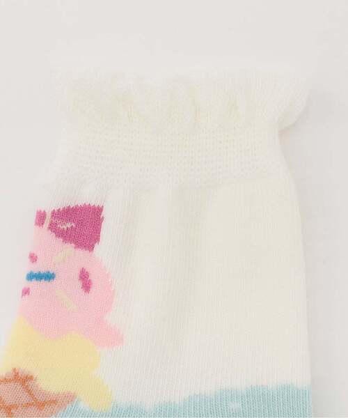 baby cheer(ベイビーチアー)の「アイスソックス(ソックス/靴下・キッズ・オフホワイト/ピンク・15-17cm/13-15cm/11-13cm/9-11cm)」の3枚目の写真