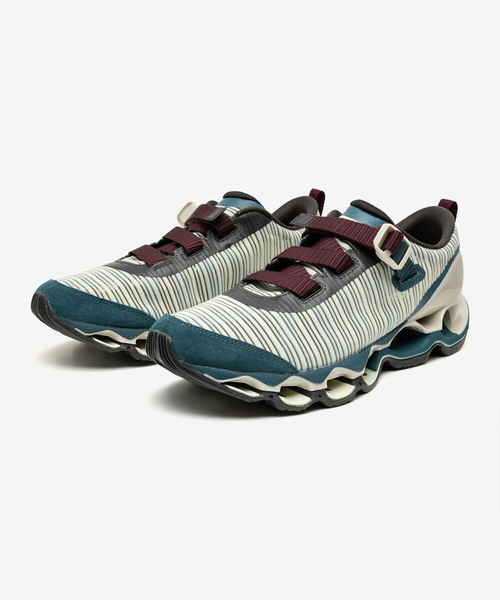MIZUNO（ミズノ　）の「MIZUNO(ミズノ) WAVE PROPHECY Strap2（スニーカー・メンズ・アイボリー/チャコールグレー/グリーン・26.5cm/26cm/25.5cm/25cm/24.5cm/29cm/28.5cm/28cm/27.5cm/27cm）」の17枚目の写真
