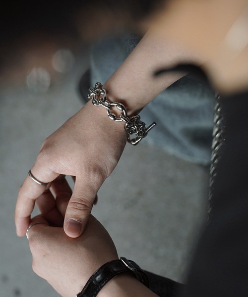 WYM LIDNM（ウィム バイ リドム）の「FINE STACK RINGS (3PCS)（リング・メンズ・シルバー・18号/16号）」の9枚目の写真