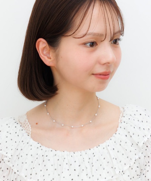 flower(フラワー)の「カームパールネックレス(ネックレス・レディース・シルバー/ゴールド・FREE)」の3枚目の写真