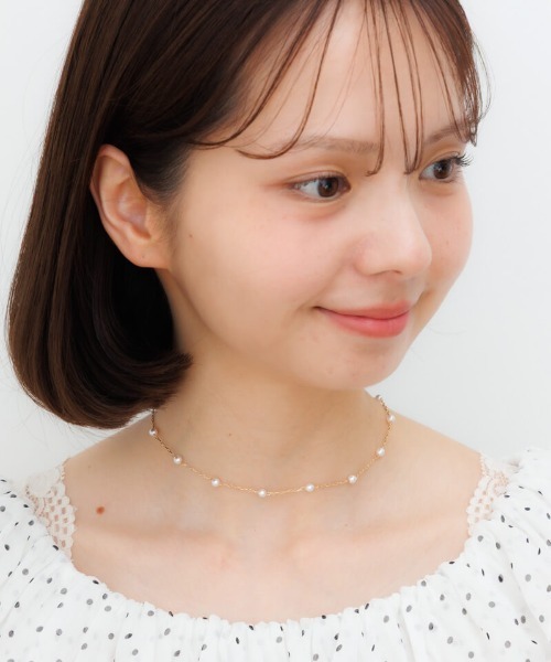 flower(フラワー)の「カームパールネックレス(ネックレス・レディース・シルバー/ゴールド・FREE)」の4枚目の写真