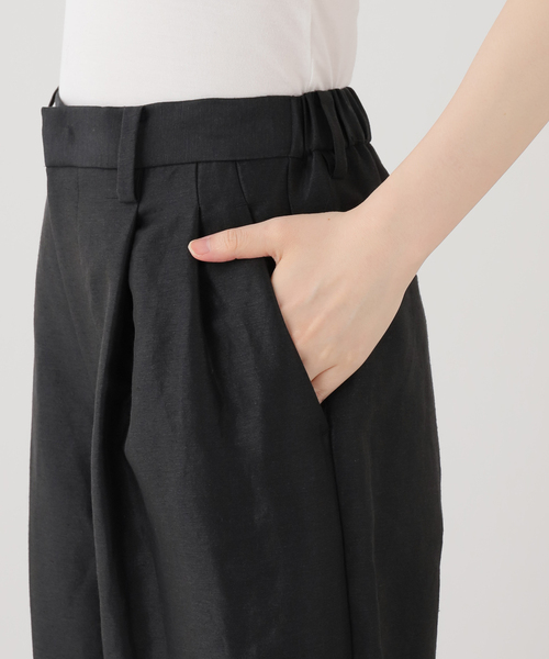 journal standard L'essage(ジャーナルスタンダードレサージュ)の「《セットアップ可》LINOワイドパンツ(スラックス・レディース・ブラック/アイボリー・36/38)」の10枚目の写真