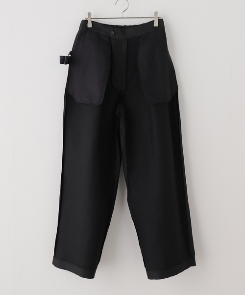 journal standard L'essage(ジャーナルスタンダードレサージュ)の「《セットアップ可》LINOワイドパンツ(スラックス・レディース・ブラック/アイボリー・36/38)」の13枚目の写真