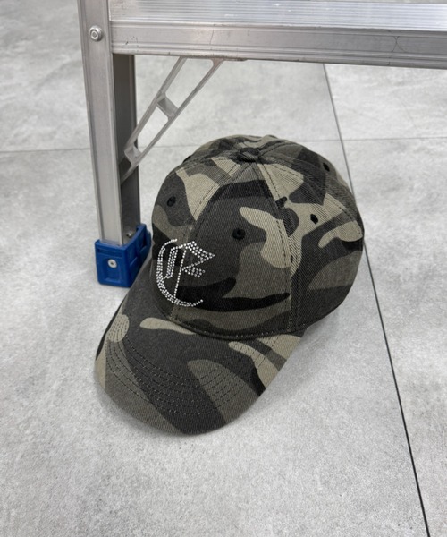 WEGO(ウィゴー)の「WEGO/ラインストーンロゴキャップ(キャップ・レディース・ブラック/その他1/ライトピンク/スミクロ・FREE)」の1枚目の写真
