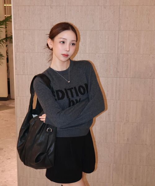 JOLLY（ジョリー）の「CALLA BAG カラー バッグ - ブラック（ショルダーバッグ・レディース・ブラック・FREE）」の5枚目の写真