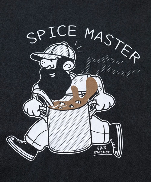 gym master(ジムマスター)の「gym master/ジムマスター 6.2oz ピグメント SPICE MASTER ビッグTee(Tシャツ/カットソー・メンズ・チャコールグレー/ホワイト・LARGE/X-LARGE/MEDIUM)」の4枚目の写真