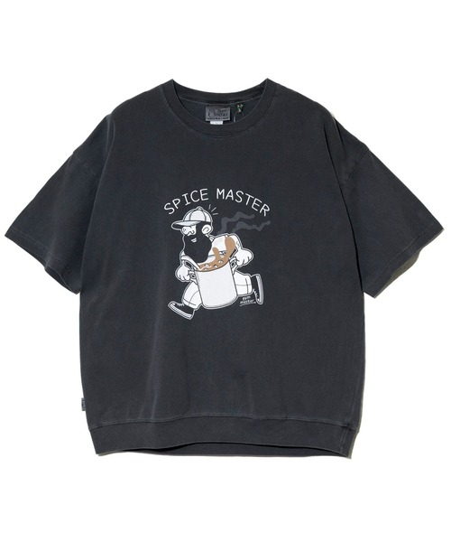 gym master(ジムマスター)の「gym master/ジムマスター 6.2oz ピグメント SPICE MASTER ビッグTee(Tシャツ/カットソー・メンズ・チャコールグレー/ホワイト・LARGE/X-LARGE/MEDIUM)」の8枚目の写真