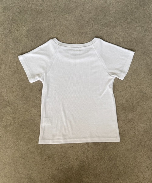 lilful(リルフル)の「ラインストーンロゴ チェーンプリント 半袖ラグランTシャツ(Tシャツ/カットソー・レディース・ホワイト/ブラック/グレー・F)」の15枚目の写真