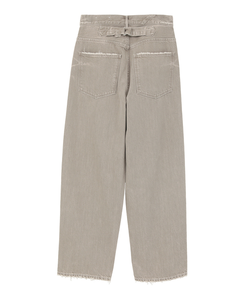 martinique（マルティニーク）の「【upper hights/アッパーハイツ】THE RUBY（デニムパンツ・レディース・グレイッシュベージュ・23/22）」の2枚目の写真