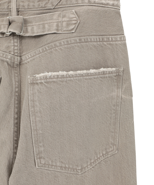 martinique（マルティニーク）の「【upper hights/アッパーハイツ】THE RUBY（デニムパンツ・レディース・グレイッシュベージュ・23/22）」の9枚目の写真