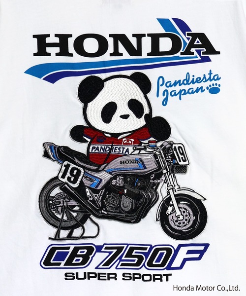 PANDIESTA(パンディエスタ)の「Honda×Pandiesta CB750F 19RIDER Tシャツ(M2)(Tシャツ/カットソー・メンズ・ホワイト/ブラック・M/L/XL/XXL)」の16枚目の写真