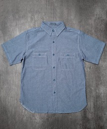 YMCLKY（ワイエムシーエルケーワイ）の「米軍タイプ 半袖 シャンブレーシャツ 無地 YMCLKY. #JS234YN（Tシャツ/カットソー）」