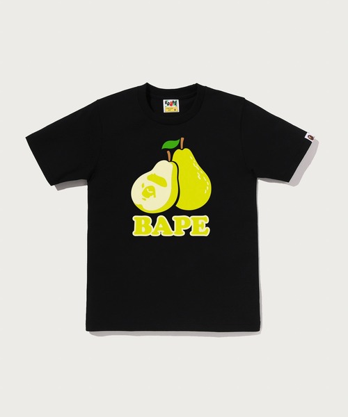 A BATHING APE(アベイシングエイプ)の「BAPE PEAR TEE(Tシャツ/カットソー・レディース・ホワイト/ブラック・SMALL/X-SMALL/MEDIUM)」の2枚目の写真