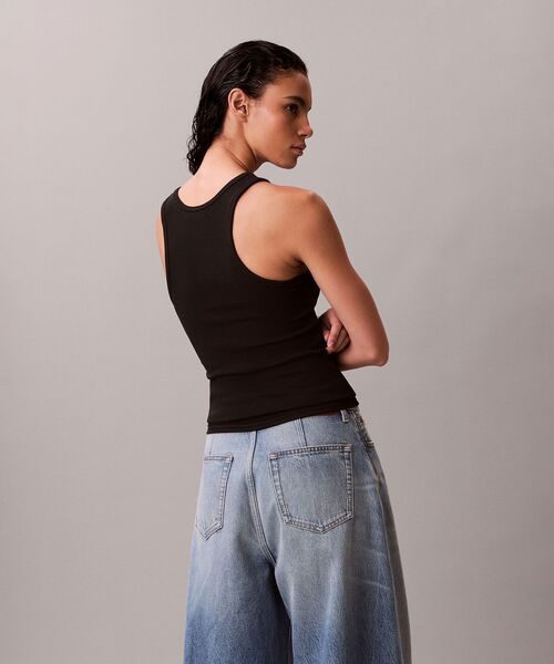 Calvin Klein(カルバン・クライン)の「タンクトップ(タンクトップ・レディース・ホワイト/ブラック・M/XS/S)」の10枚目の写真