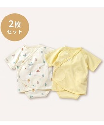 10mois（ディモワ）の「【10mois(ディモワ)】PATTOSATTOHADAGI(パッとサッとハダギ)くっつくクロス 2枚セット 50-60・60-70（肌着）」