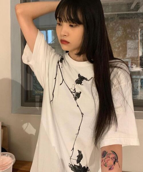 FRAGFARM(フラグファーム)の「ポリジTシャツ (ホワイト)(Tシャツ/カットソー・レディース・その他・X-LARGE/LARGE/MEDIUM/SMALL)」の8枚目の写真