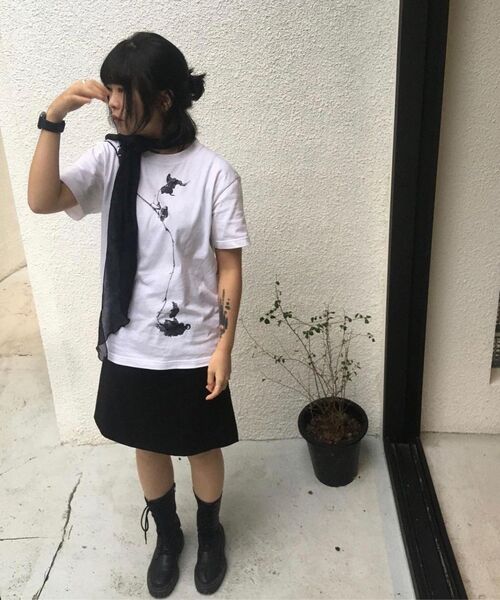 FRAGFARM(フラグファーム)の「ポリジTシャツ (ホワイト)(Tシャツ/カットソー・レディース・その他・X-LARGE/LARGE/MEDIUM/SMALL)」の9枚目の写真