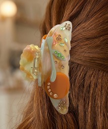 バレッタ/ヘアクリップ（オレンジ/橙色系）ファッション通販 - ZOZOTOWN