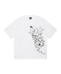 TONSIL（トンスル）の「STARS グラフィック 半袖Tシャツ（Tシャツ/カットソー）」