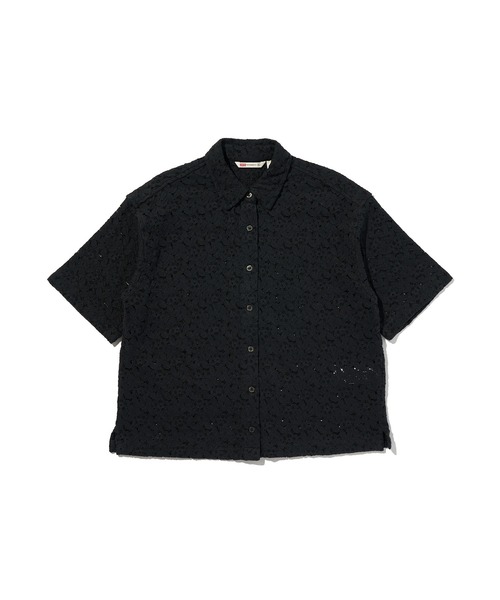 Levi's（リーバイス）の「Levi's/リーバイス ハーリー ショートスリーブ レースシャツ（シャツ/ブラウス・レディース・ブラック・M/XS/S）」の4枚目の写真