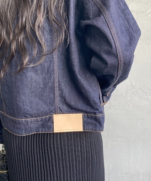 Si-Si-Si（スースースー）の「【WEB先行予約】[si-si-si comfort/スースース― コンフォート] スタンドカラー デニムジャケット(WEB限定)（デニムジャケット・レディース・ワンウォッシュ・38/36/40）」の22枚目の写真