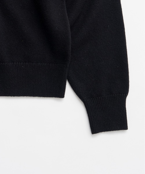PRANK PROJECT（プランクプロジェクト）の「【2026Autumn Pre-Order】Vネックレースニット / V-Neck Lace Knit（ニット/セーター・レディース・ブルー/ブラック/チャコールグレー・FREE）」の22枚目の写真