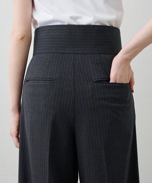 THE PAUSE(ザ ポーズ)の「【THE PAUSE】ストライプタックパンツ(その他パンツ・レディース・チャコールグレー/ネイビー・38/36)」の20枚目の写真