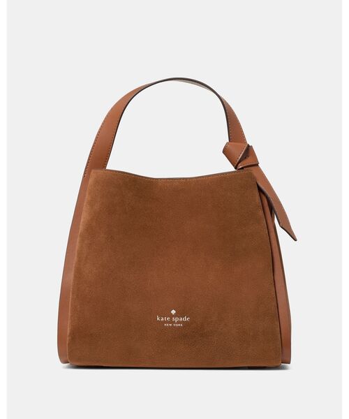 kate spade new york（ケイトスペード ニューヨーク）の「ノット スエード コンバーチブル キャリーオール（ショルダーバッグ・レディース・ブラウン・ONESIZE）」の4枚目の写真