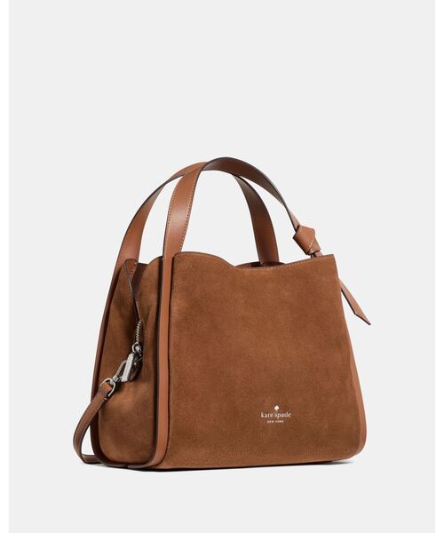 kate spade new york（ケイトスペード ニューヨーク）の「ノット スエード コンバーチブル キャリーオール（ショルダーバッグ・レディース・ブラウン・ONESIZE）」の5枚目の写真