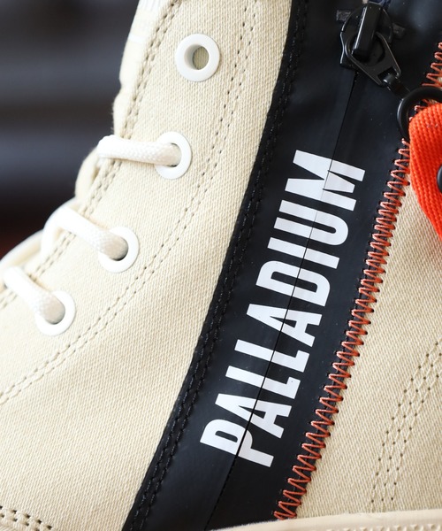 PALLADIUM（パラディウム）の「PAMPA HI OUTZIP OVERLAB ハイカットスニーカー（スニーカー・メンズ・ホワイト/ベージュ/カーキ・22.5cm/26.5cm/26cm/27.5cm/27cm/28cm/23.5cm/23cm/24.5cm/24cm/25.5cm/25cm）」の16枚目の写真