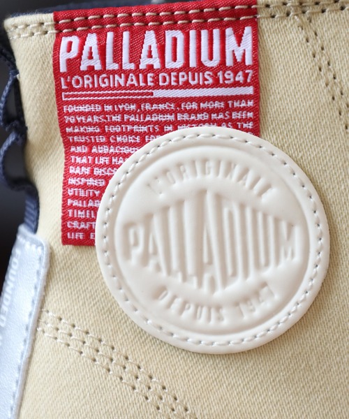 PALLADIUM（パラディウム）の「PAMPA HI OUTZIP OVERLAB ハイカットスニーカー（スニーカー・メンズ・ホワイト/ベージュ/カーキ・22.5cm/26.5cm/26cm/27.5cm/27cm/28cm/23.5cm/23cm/24.5cm/24cm/25.5cm/25cm）」の19枚目の写真