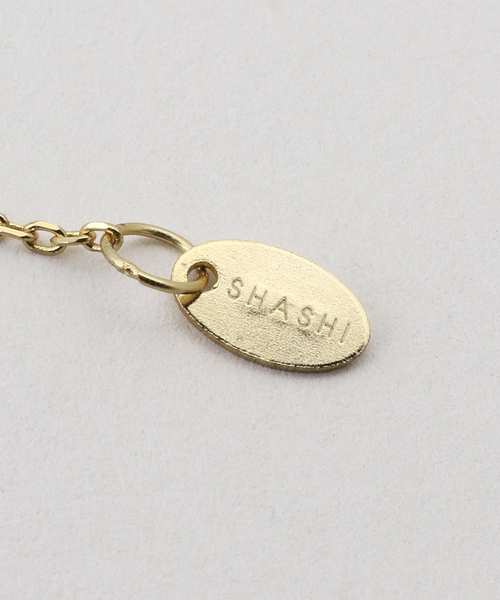 SHASHI(シャシ)の「SHASHI/シャシ ブルーアゲートネックレス(ネックレス・レディース・スカイブルー・FREE)」の5枚目の写真