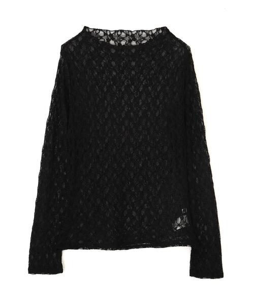 PROPORTION BODY DRESSING(プロポーションボディドレッシング)の「カットレーストップス / 1216260903(Tシャツ/カットソー・レディース・ホワイト系その他/ブラック・FREE)」の7枚目の写真