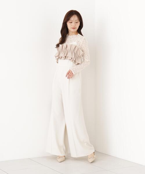 PROPORTION BODY DRESSING(プロポーションボディドレッシング)の「カットレーストップス / 1216260903(Tシャツ/カットソー・レディース・ホワイト系その他/ブラック・FREE)」の14枚目の写真
