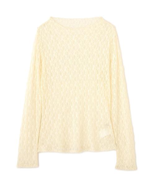 PROPORTION BODY DRESSING(プロポーションボディドレッシング)の「カットレーストップス / 1216260903(Tシャツ/カットソー・レディース・ホワイト系その他/ブラック・FREE)」の18枚目の写真