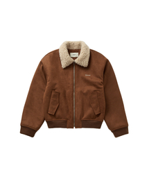 DEINET（ダイニット）の「FAUX SUEDE FUR MUSTANG JACKET IN CAMEL（ムートンコート）」