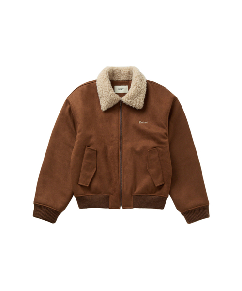 DEINET(ダイニット)の「FAUX SUEDE FUR MUSTANG JACKET IN CAMEL(ムートンコート・レディース・その他・FREE)」の1枚目の写真