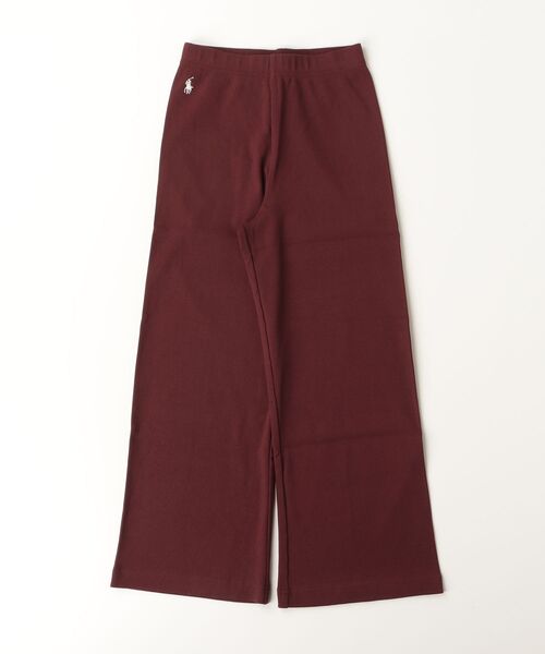 POLO RALPH LAUREN CHILDRENSWEAR(ポロ ラルフ ローレン チルドレンズウェア)の「リブ ワイドレッグ パンツ(その他パンツ・キッズ・レッド・M/S)」の3枚目の写真