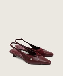 配色ツイスト スクエアトゥスリングバックパンプス/2026 AW NEW COLLECTION
