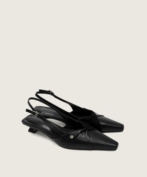 配色ツイスト スクエアトゥスリングバックパンプス/2026 AW NEW COLLECTION