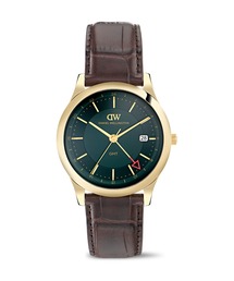 PATHFINDER GMT Croc 39MM 本革 メンズ腕時計