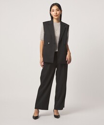 A DAY IN THE LIFE UNITED ARROWS | カルゼ テーラードベスト＋ワイドパンツ ‐セットアイテム・ウォッシャブル‐＜A DAY IN THE LIFE＞(ワンピース)