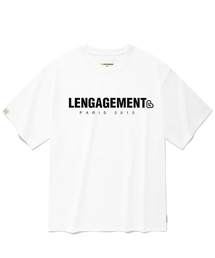 オーバーサイズストーリー ロゴ 半袖Tシャツ [ホワイト]