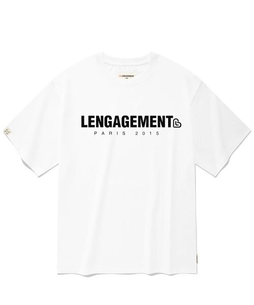 LENGAGEMENT（ランガージュマン）の「オーバーサイズストーリー ロゴ 半袖Tシャツ [ホワイト]（Tシャツ/カットソー・レディース・その他・95）」の2枚目の写真