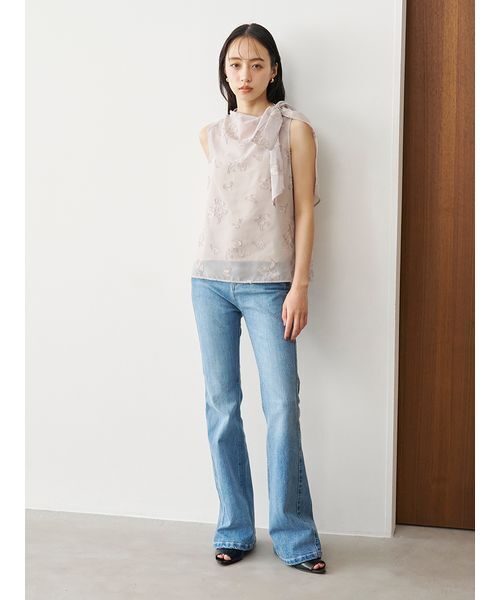 SNIDEL（スナイデル）の「UP LIFT DENIM（デニムパンツ・レディース・ライトブルー・T/MEDIUM/TALL/TALL/00/1/0）」の14枚目の写真