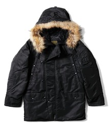 HOUSTON ヒューストン HEAVY NYLON TWILL N-3B FLIGHT JACKET / ヘビーナイロン エヌスリービー フライトジャケット 中綿入り