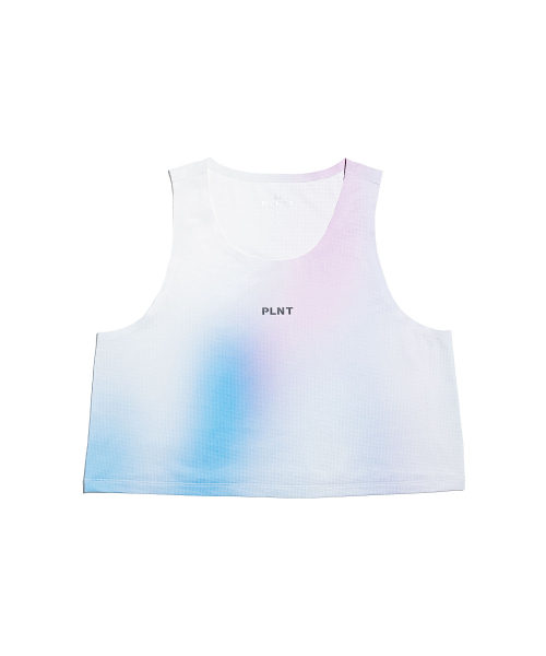 PLAKNIT(プラニット)の「スウェットフリー クロップドシングレット (コットンキャンディ)(Tシャツ/カットソー・レディース・その他・SMALL/MEDIUM/LARGE)」の2枚目の写真